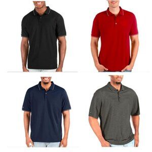 Antigua Mens 4XLT Polo Shirt Lot NEW NWOT Solid Blue Black Red Gray Stripe